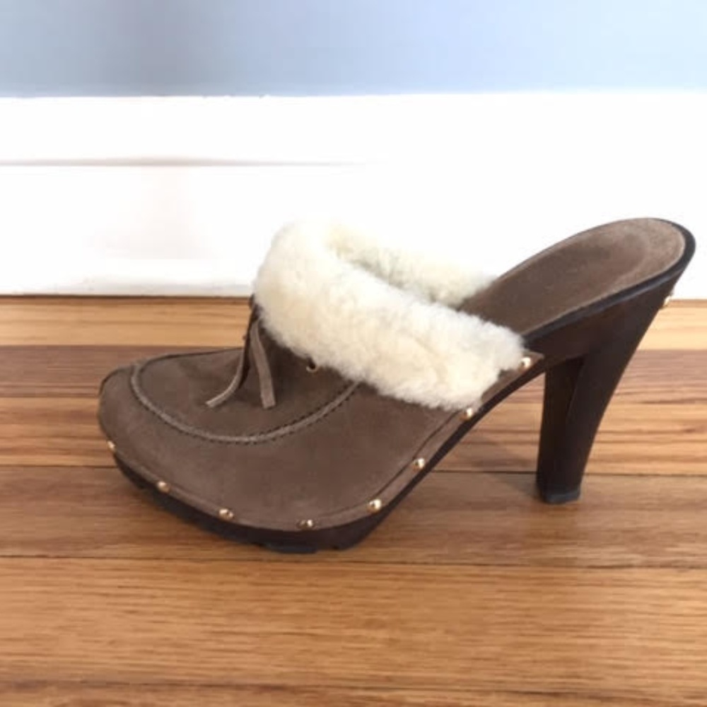 Michael Kors platform Mules- never worn!